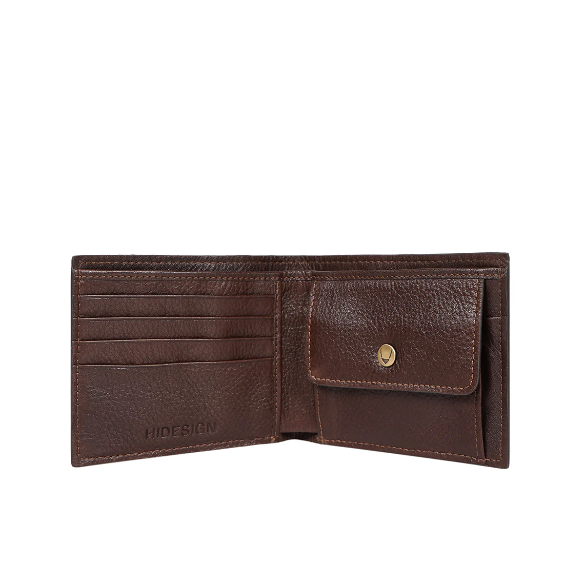 La Plata W1 Dark Brown Leather Bi-Fold Wallet - Image 3