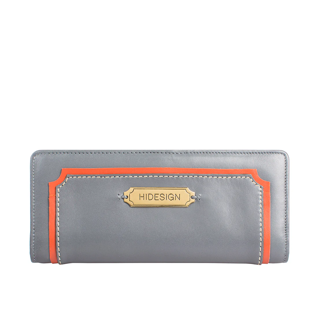La Porte W1 Grey Leather Bi-Fold Wallet - Image 2
