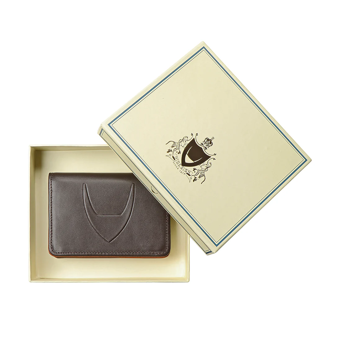 Le Mans W2 Brown Leather Card Holder - Image 7