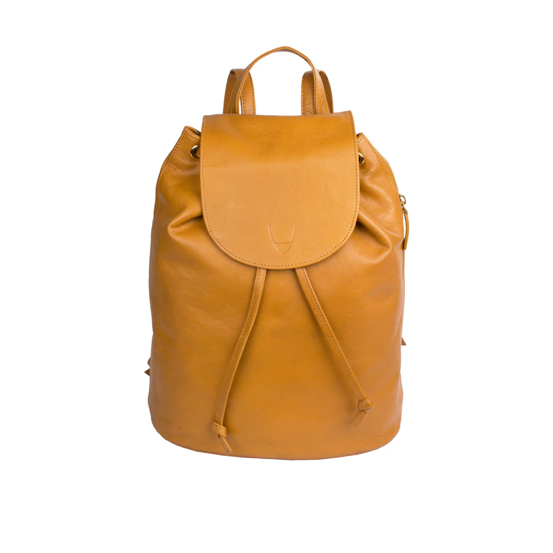 Leah 02 Brown Leather Backpack