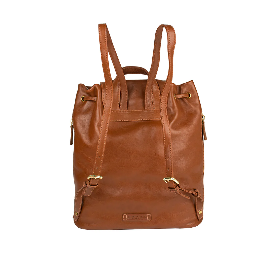 Leah Tan Leather Backpack - Image 3