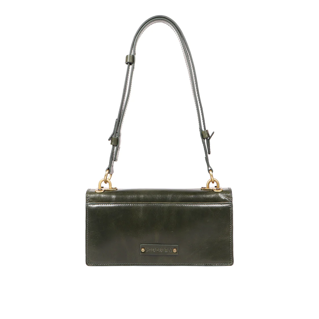 Lenin W1 Green Leather Clutch Wallet - Image 4