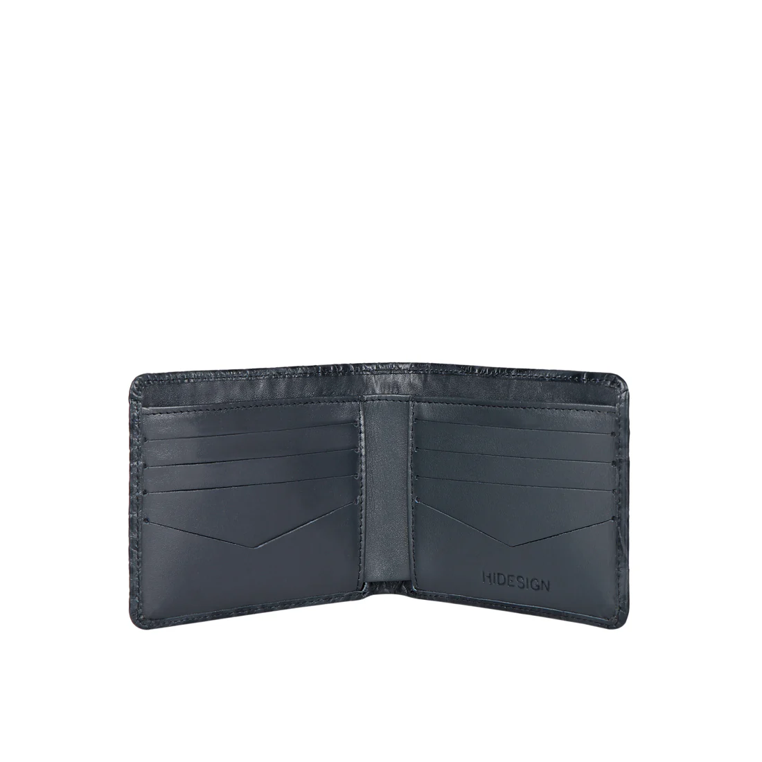 Libya Sb Blue Leather Bi-Fold Wallet - Image 3