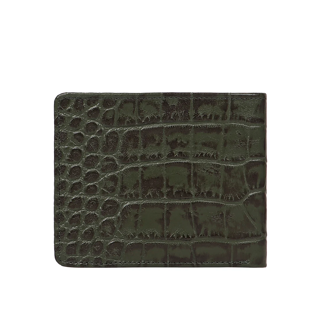 Libya Sb Green Leather Bi-Fold Wallet - Image 5