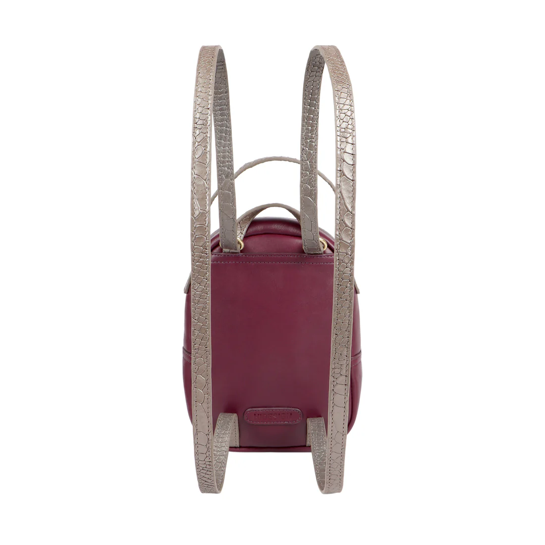 Lilac 01 Sb Purple Leather Backpack - Image 4