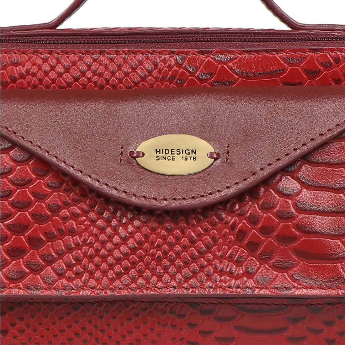 Lilac 02 Sb Red Leather Satchel - Image 5
