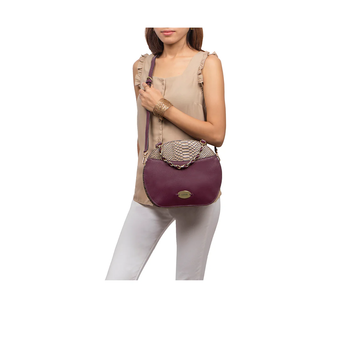 Lilac 03 Sb Purple Leather Satchel