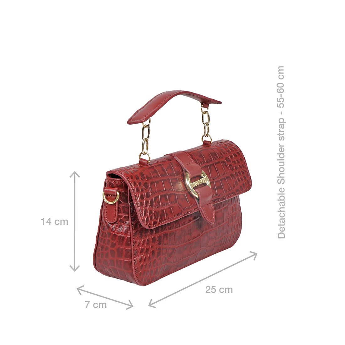 Lima 05 Marsala Leather Sling Bag - Image 3