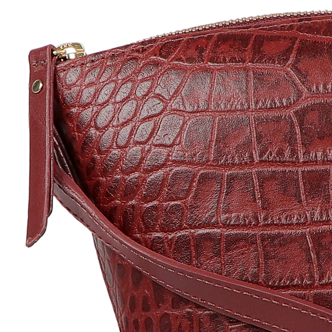 Lima 07 Marsala Leather Sling Bag - Image 5