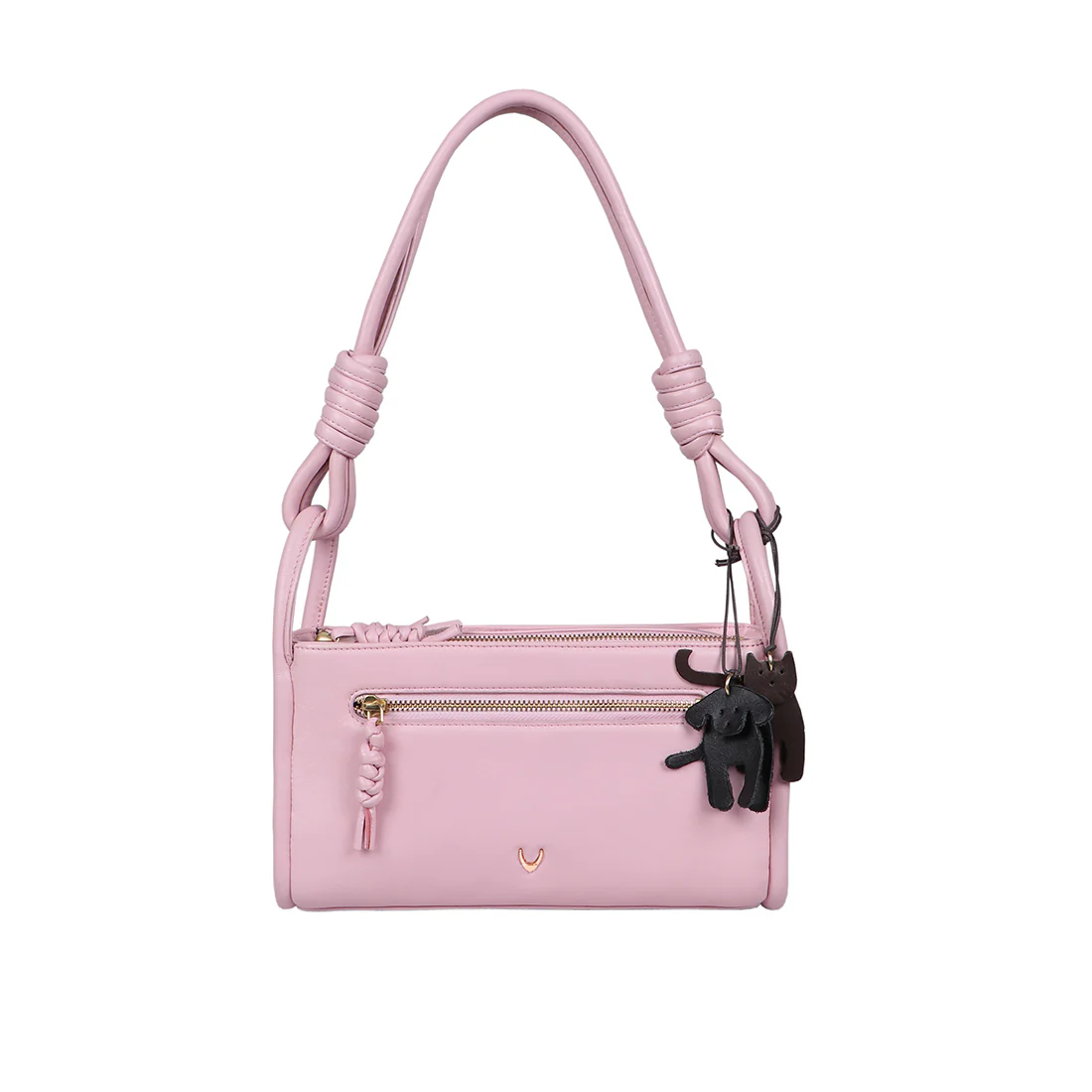 Lola 03 Pink Leather Shoulder Bag - Image 2