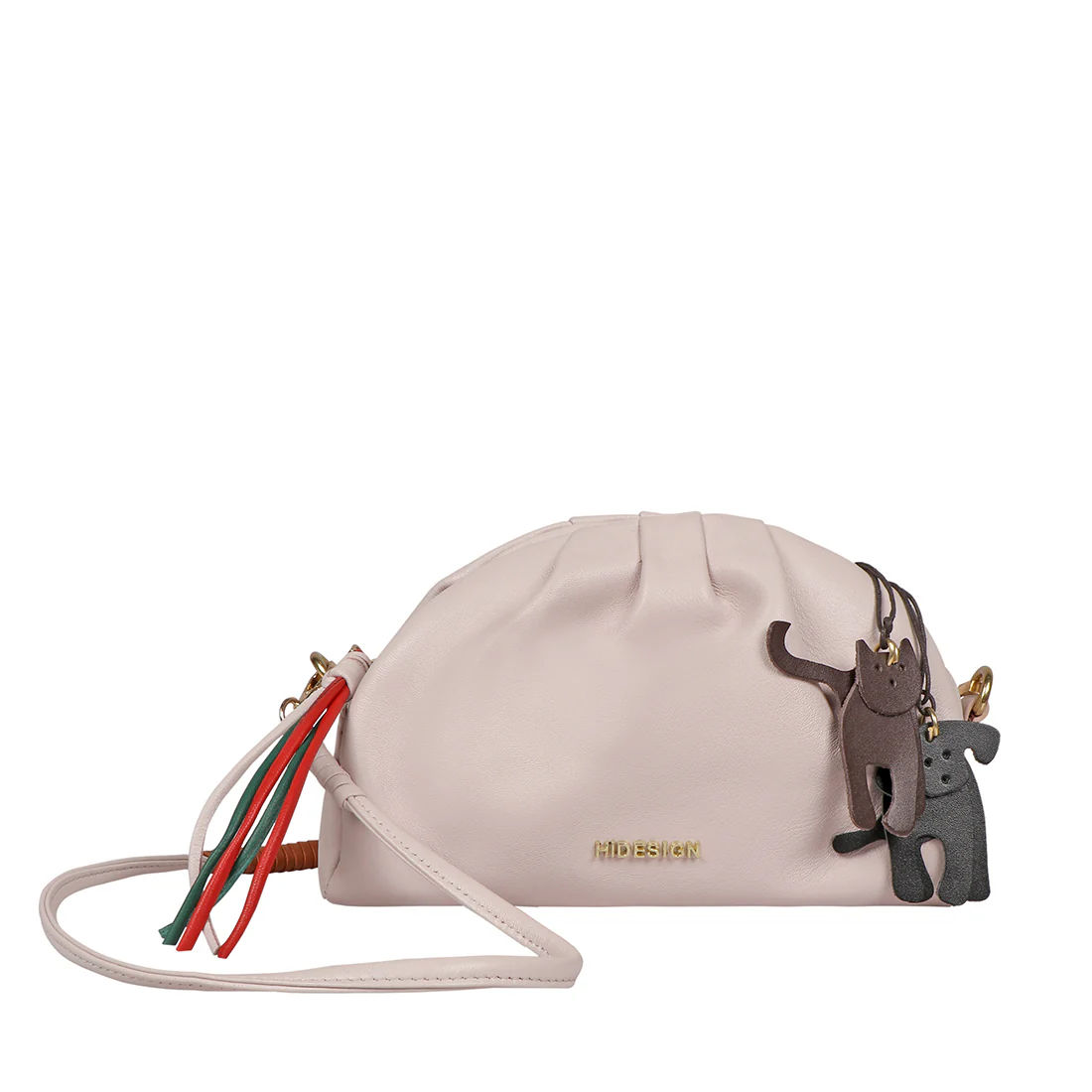Lola 04 Beige Leather Sling Bag - Image 2