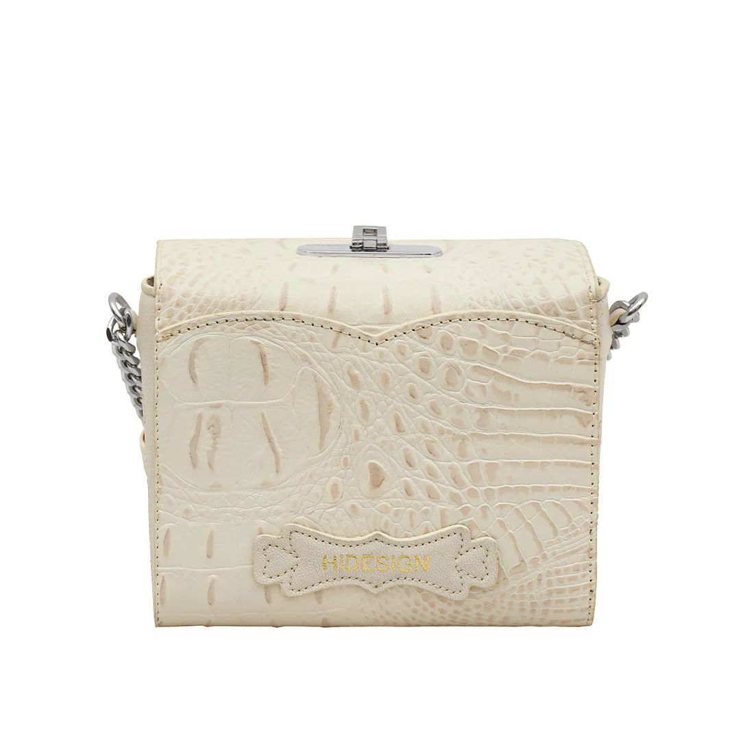 Lolita - 02 White Leather Sling Bag - Image 4