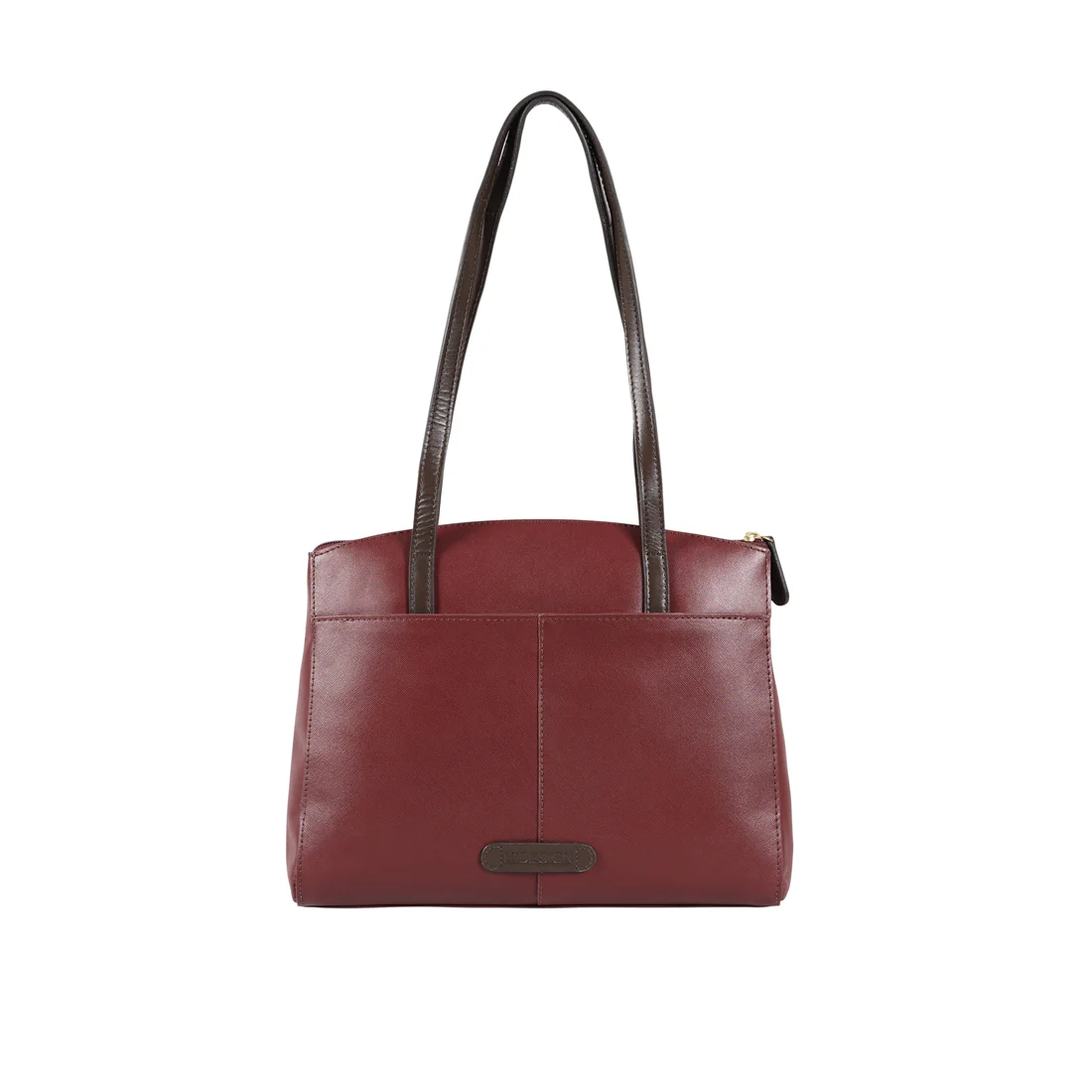 Lotus 02 Sb Red Leather Tote Bag - Image 3