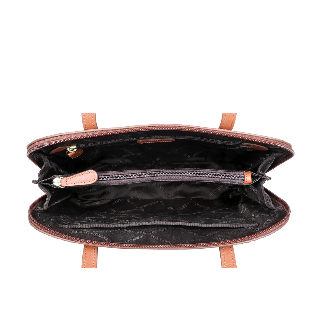 Lotus 03 Sb Tan Leather Tote Bag - Image 4