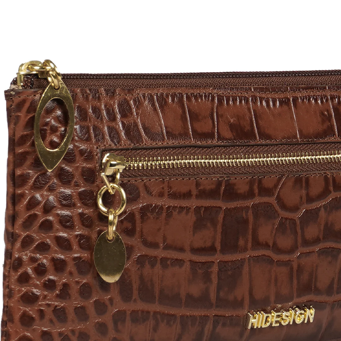 Louis W2 Tan Leather Zip Around Wallet - Image 4