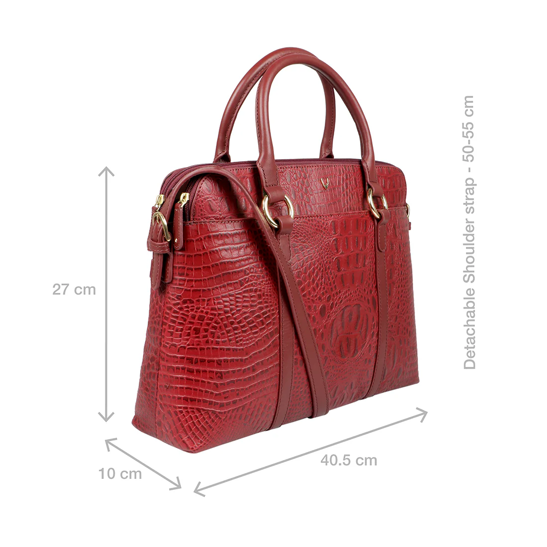 Lovato 01 Marsala Leather Laptop Bag - Image 3