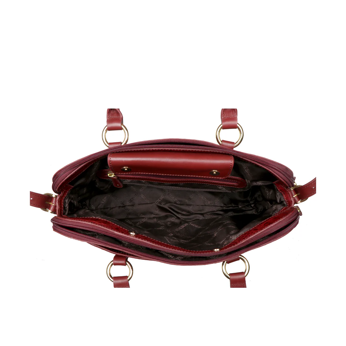 Lovato 01 Marsala Leather Laptop Bag - Image 5