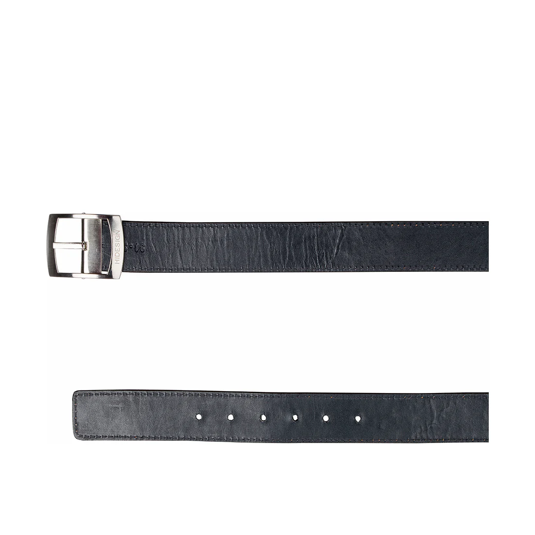 Lucas Men's Black Reversible Leather Belt - Image 2