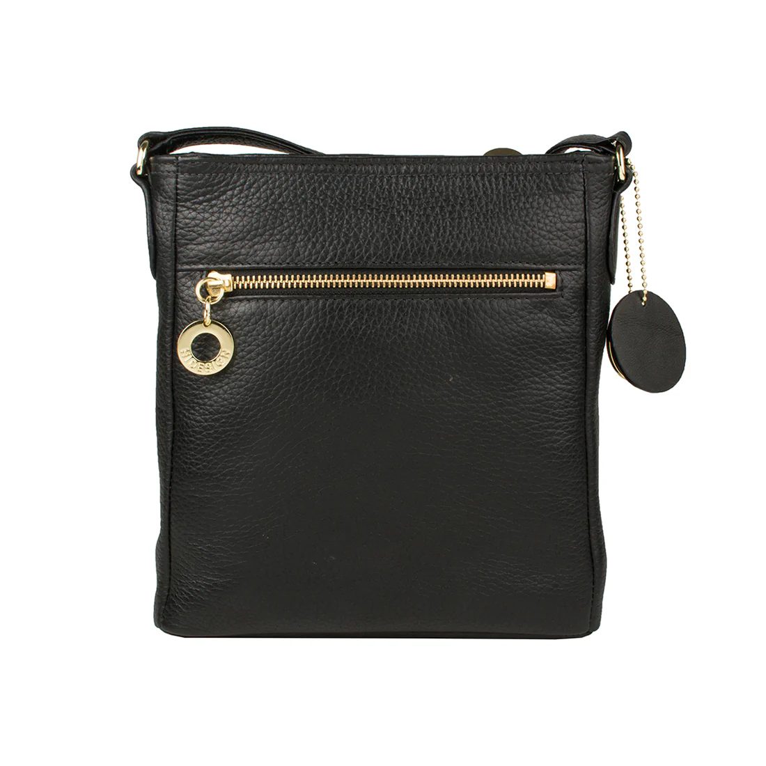 Lucia 03 Black Leather Sling Bag - Image 4