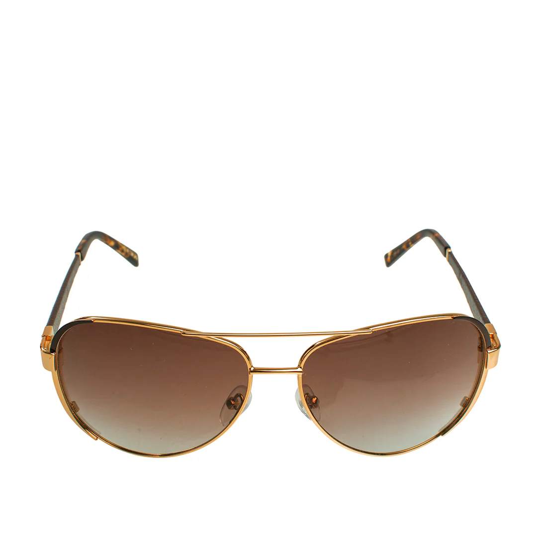 Macau Unisex Brown Aviator Sunglasses