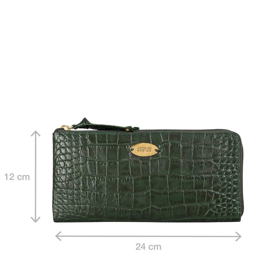 Mackenziew1 Sb Green Leather Zip Around Wallet - Image 2