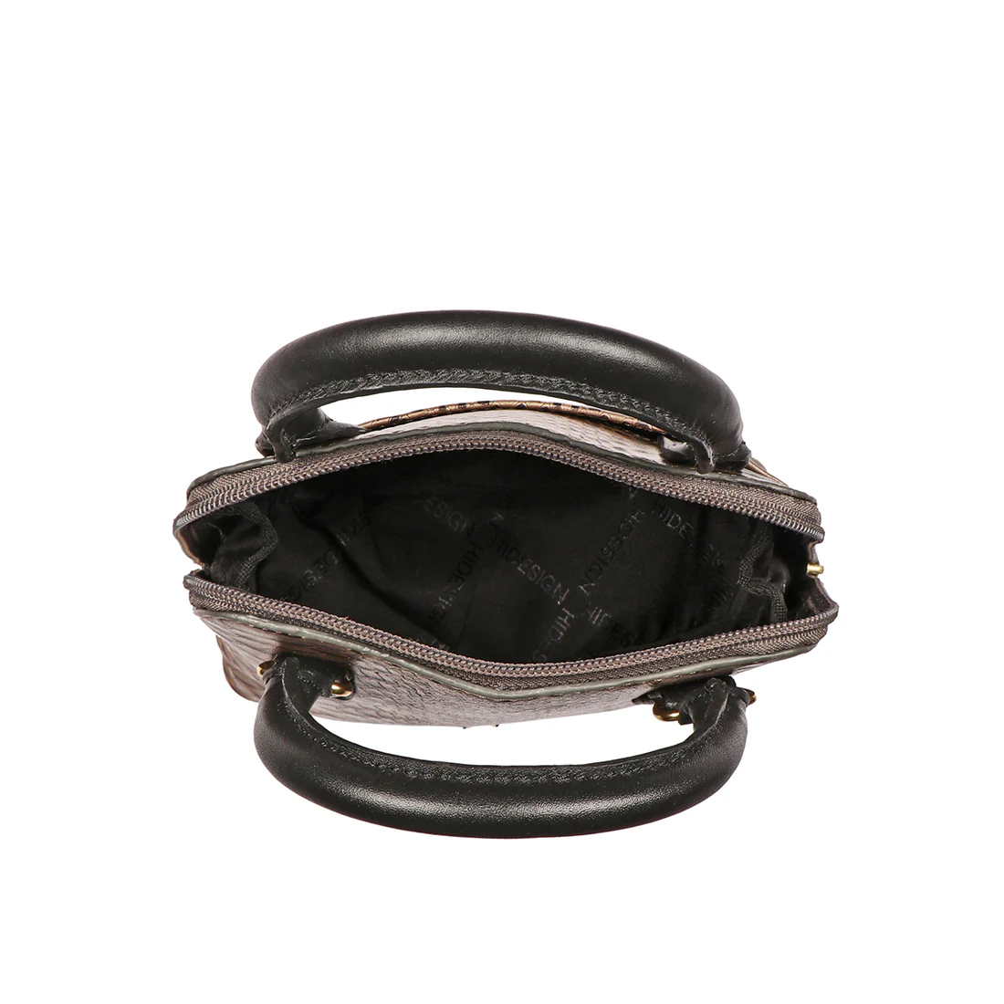 Fb Madre Grey Leather Mini Bag - Image 6