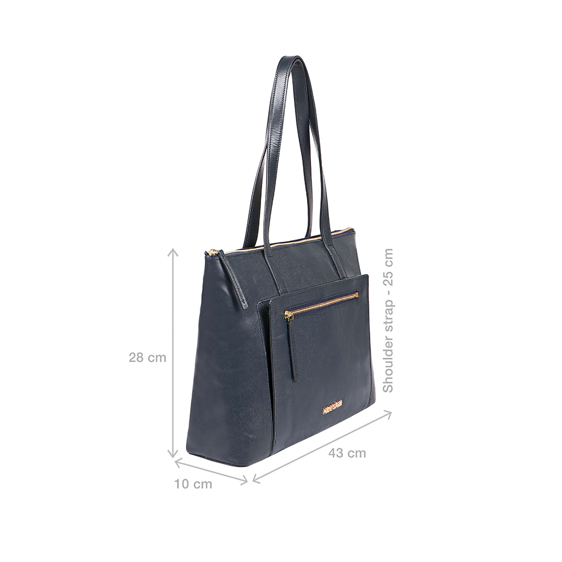Maine 01 M Leather Tote Bag - Image 3