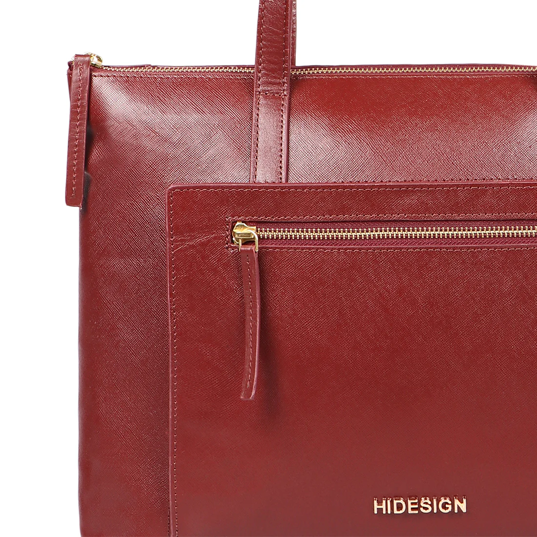 Maine 01 M Leather Tote Bag - Image 5