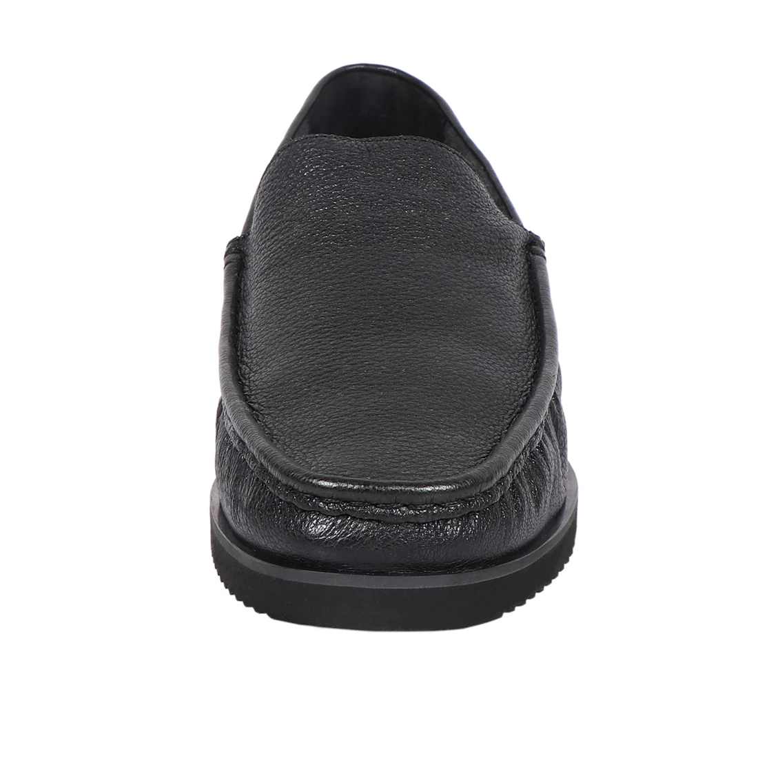 Malbec Men's Black Leather Slip On - Image 3