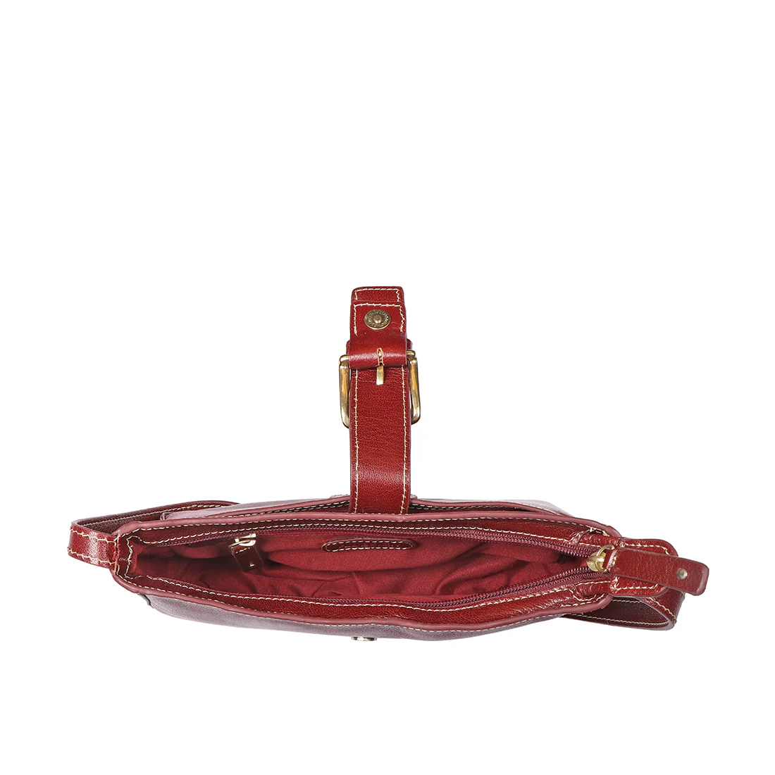 Malina 03 Red Leather Baguette - Image 6