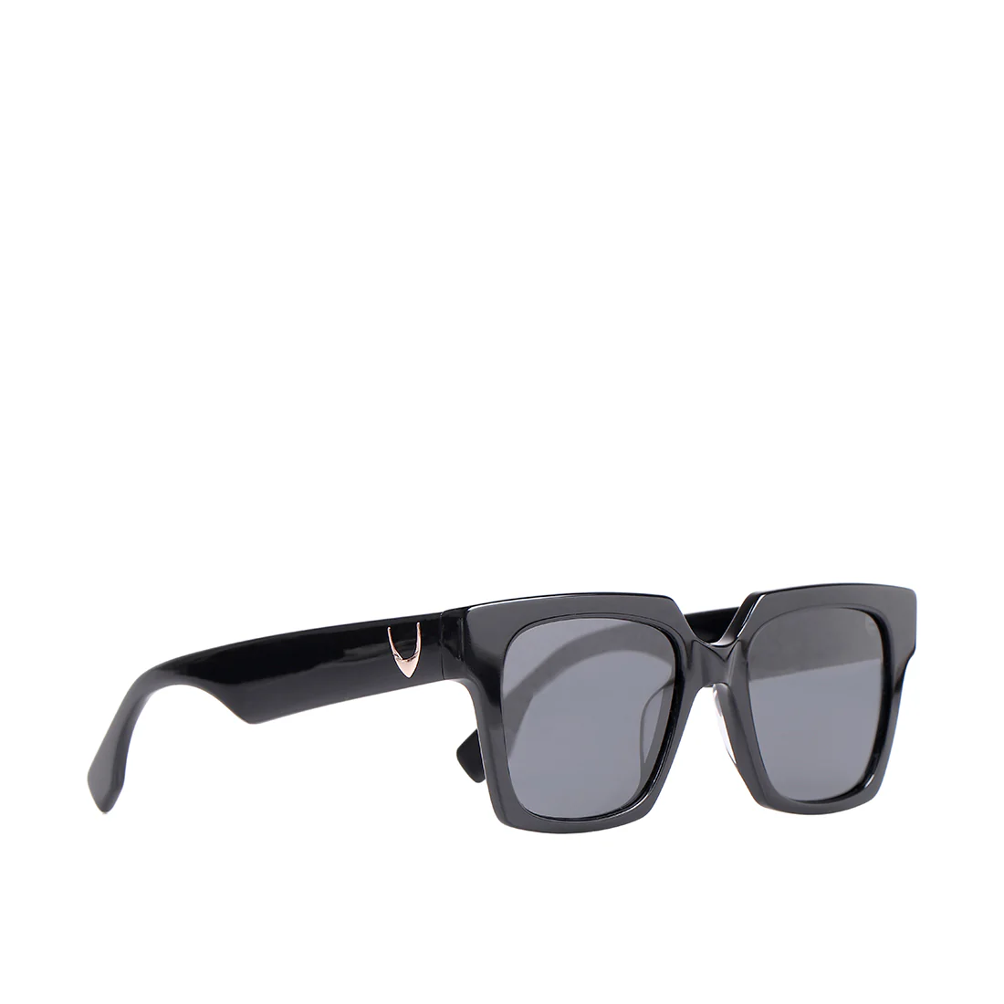Mallorca Women's Black Wayfarer Sunglasses - Image 4