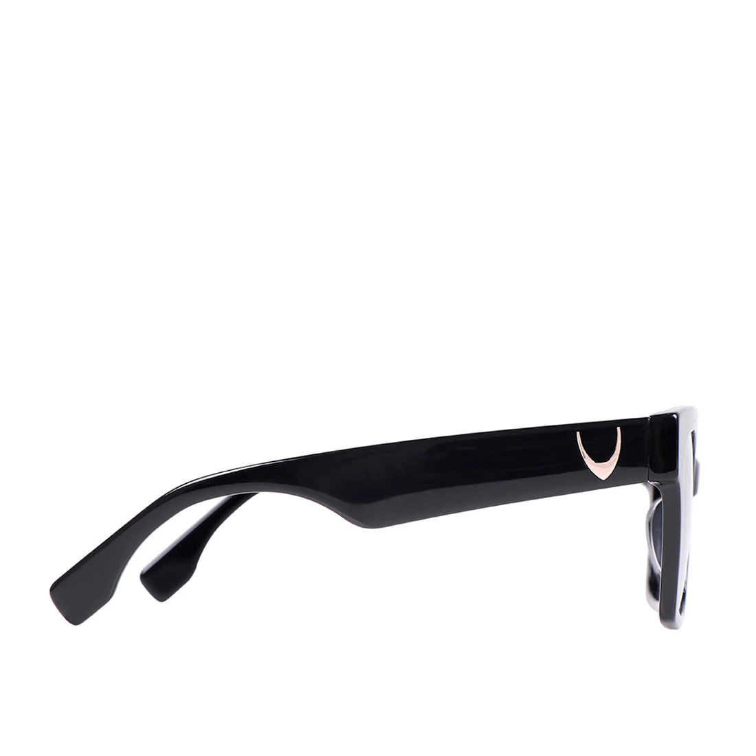 Mallorca Women's Black Wayfarer Sunglasses - Image 6