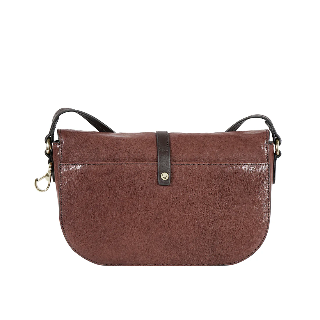 Malmo 01 Brown Leather Sling Bag - Image 4