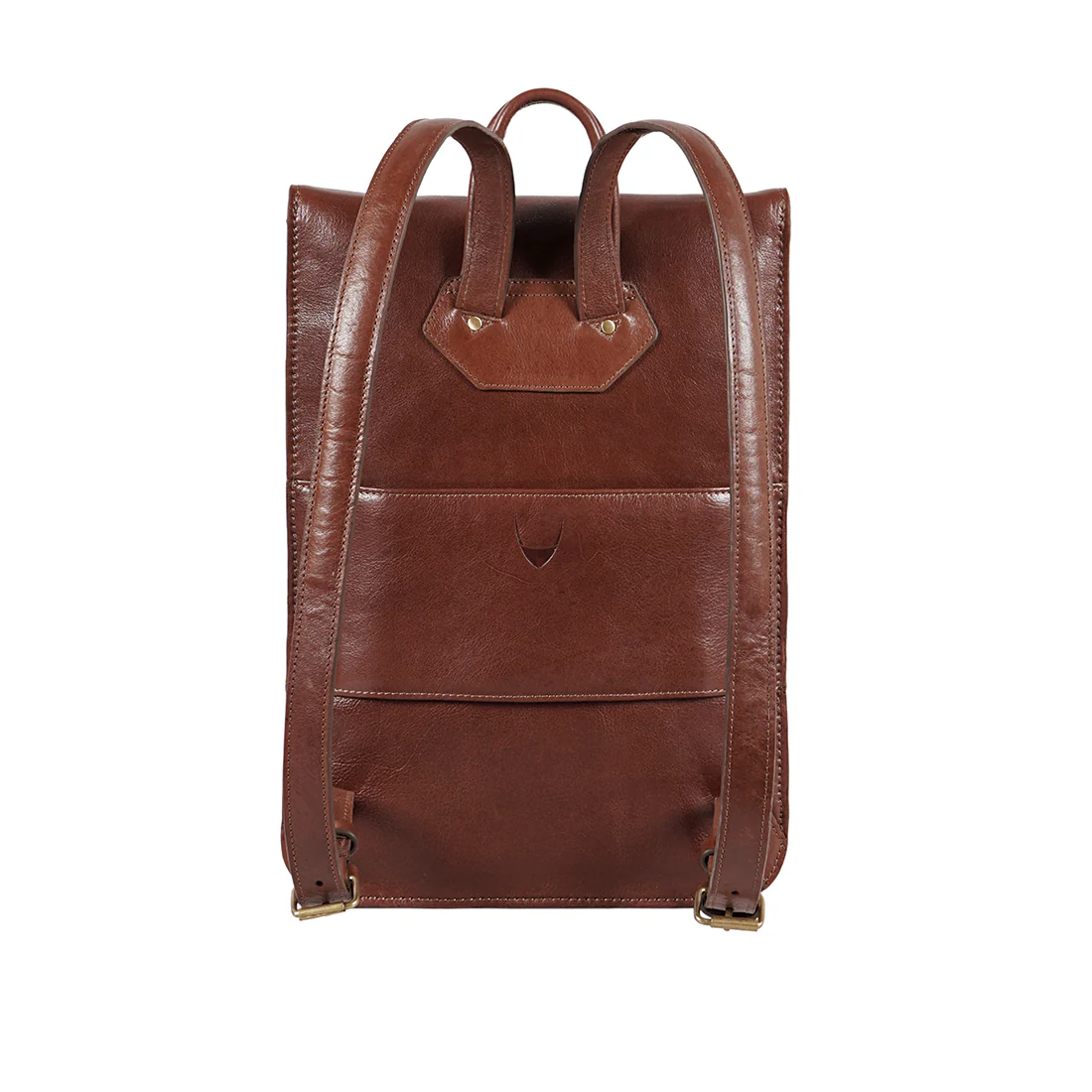 Malmo 02 Tan Leather Backpack - Image 4