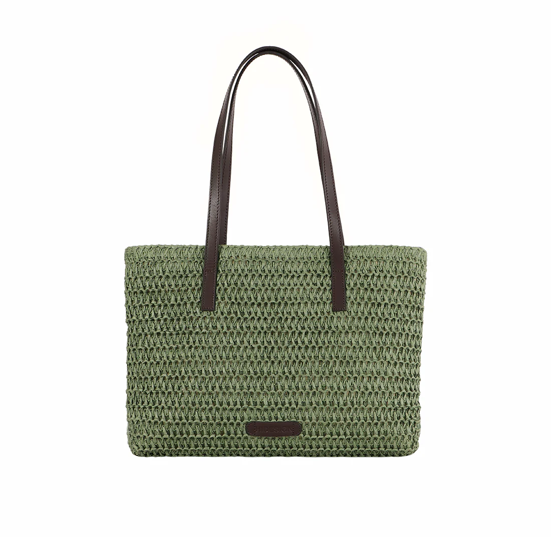 Mamma Mia 2 Green Leather Shoulder Bag - Image 3