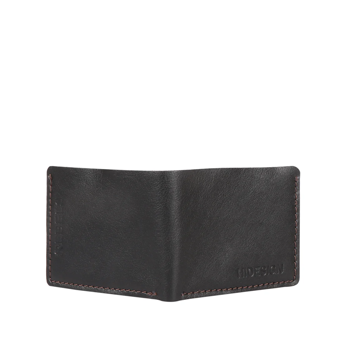 Mandela W1 Black Leather Bi-Fold Wallet - Image 5