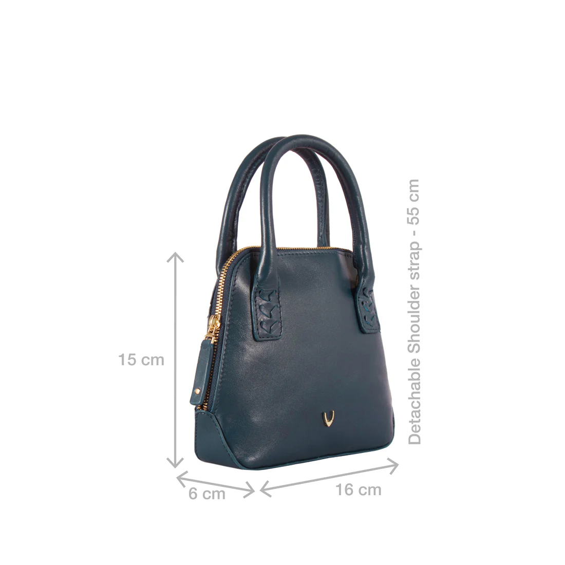 Mandy 02 Blue Leather Crossbody - Image 3