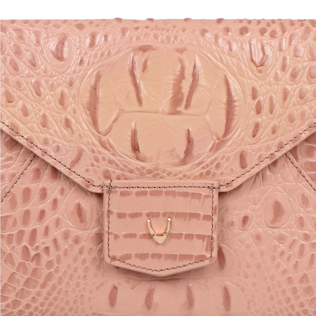 Mandy W1 Pink Leather Clutch Wallet - Image 5
