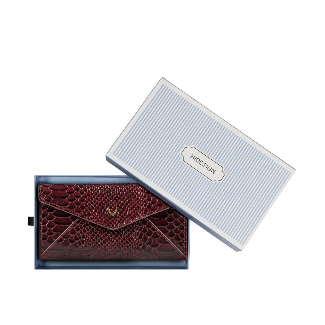 Mandy W5 Red Leather Clutch Wallet - Image 8