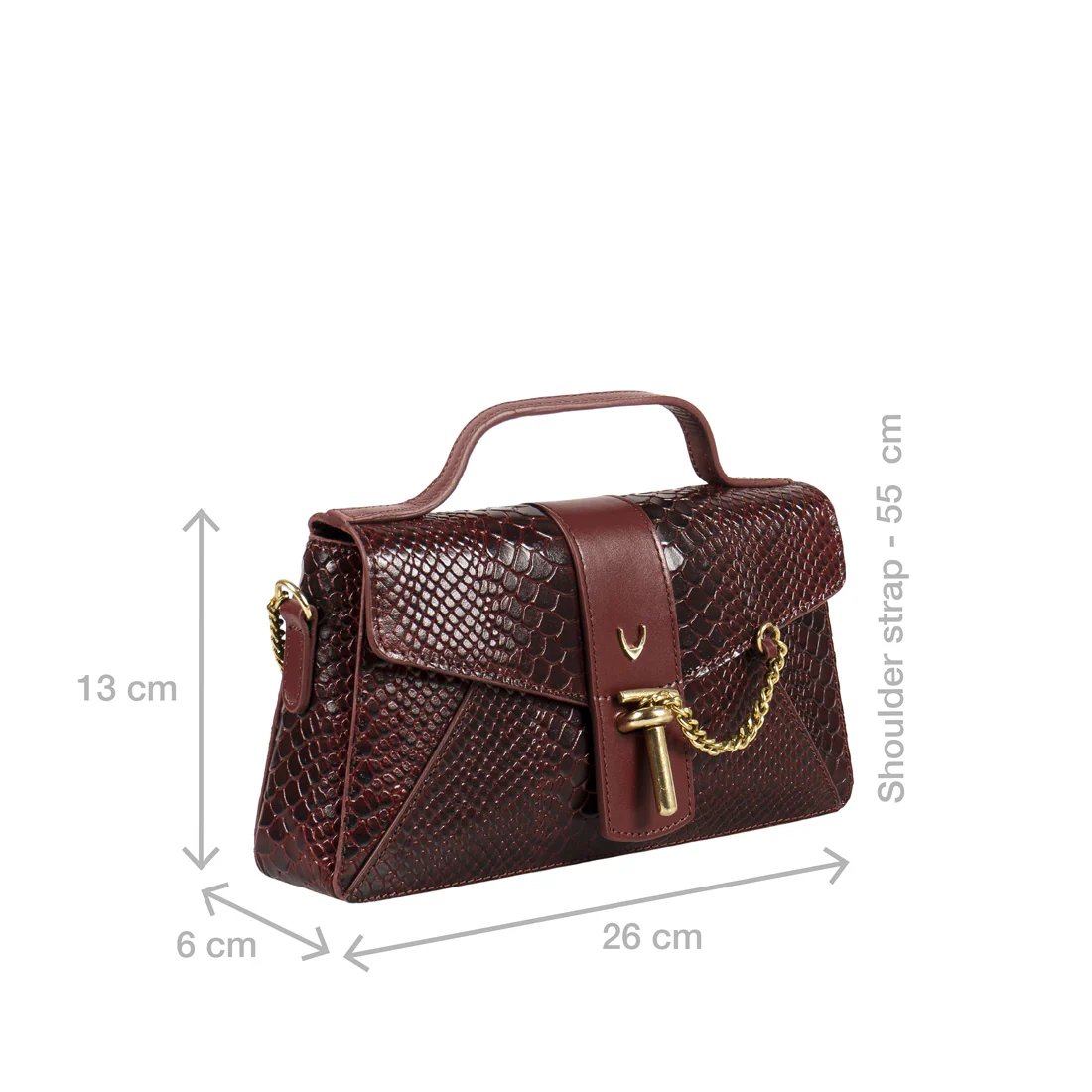 Manon Red Leather Sling Bag - Image 4
