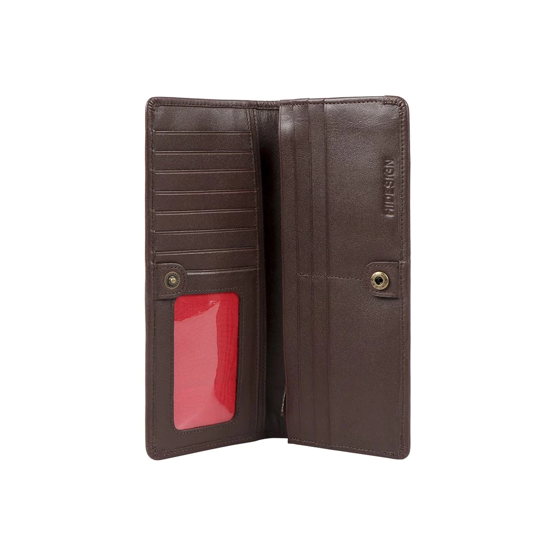 Mantra W1 Brown Leather Bi-Fold Wallet - Image 4