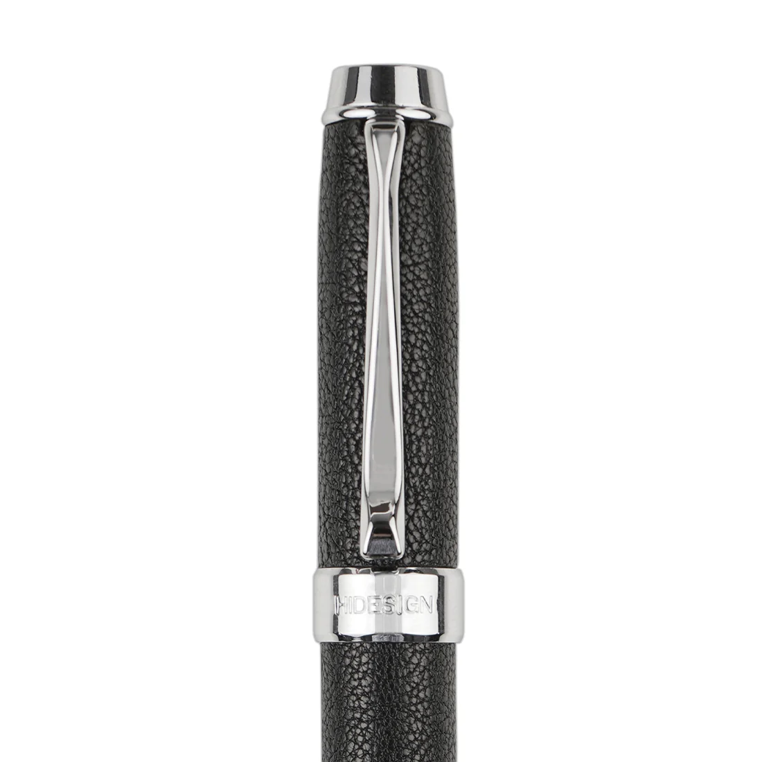 Manzoni Black Leather Ball Pen - Image 3