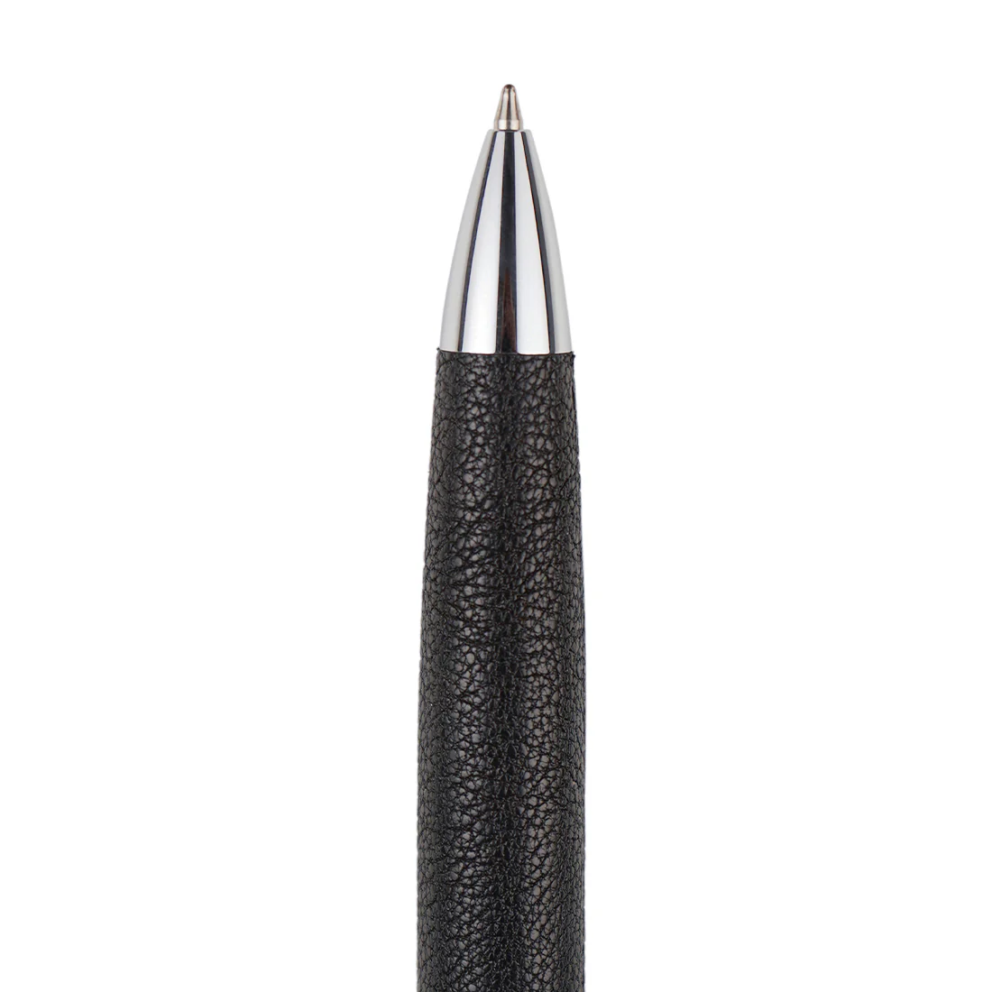 Manzoni Black Leather Ball Pen - Image 4