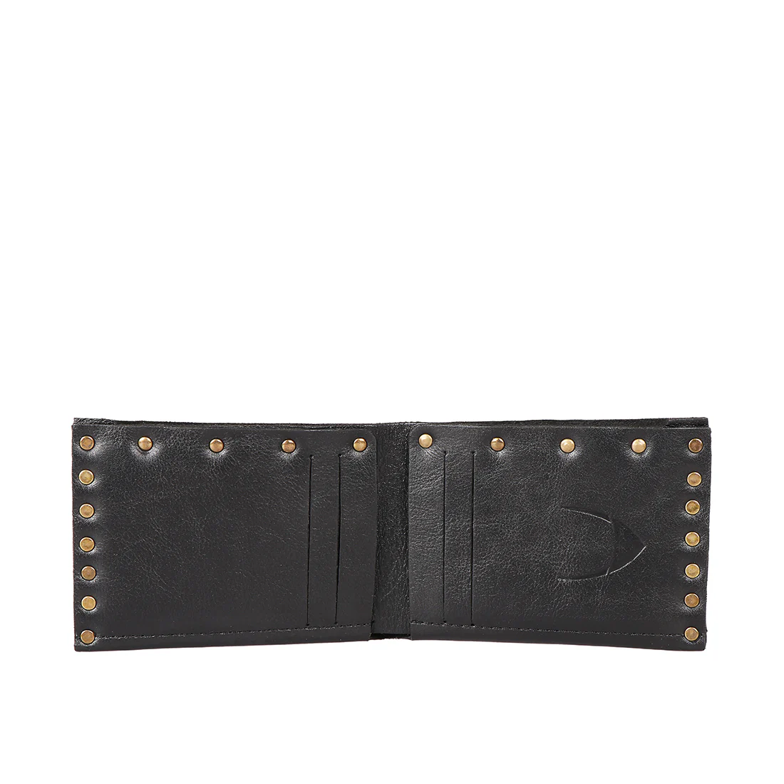 Mao W1 Black Leather Bi-Fold Wallet - Image 2