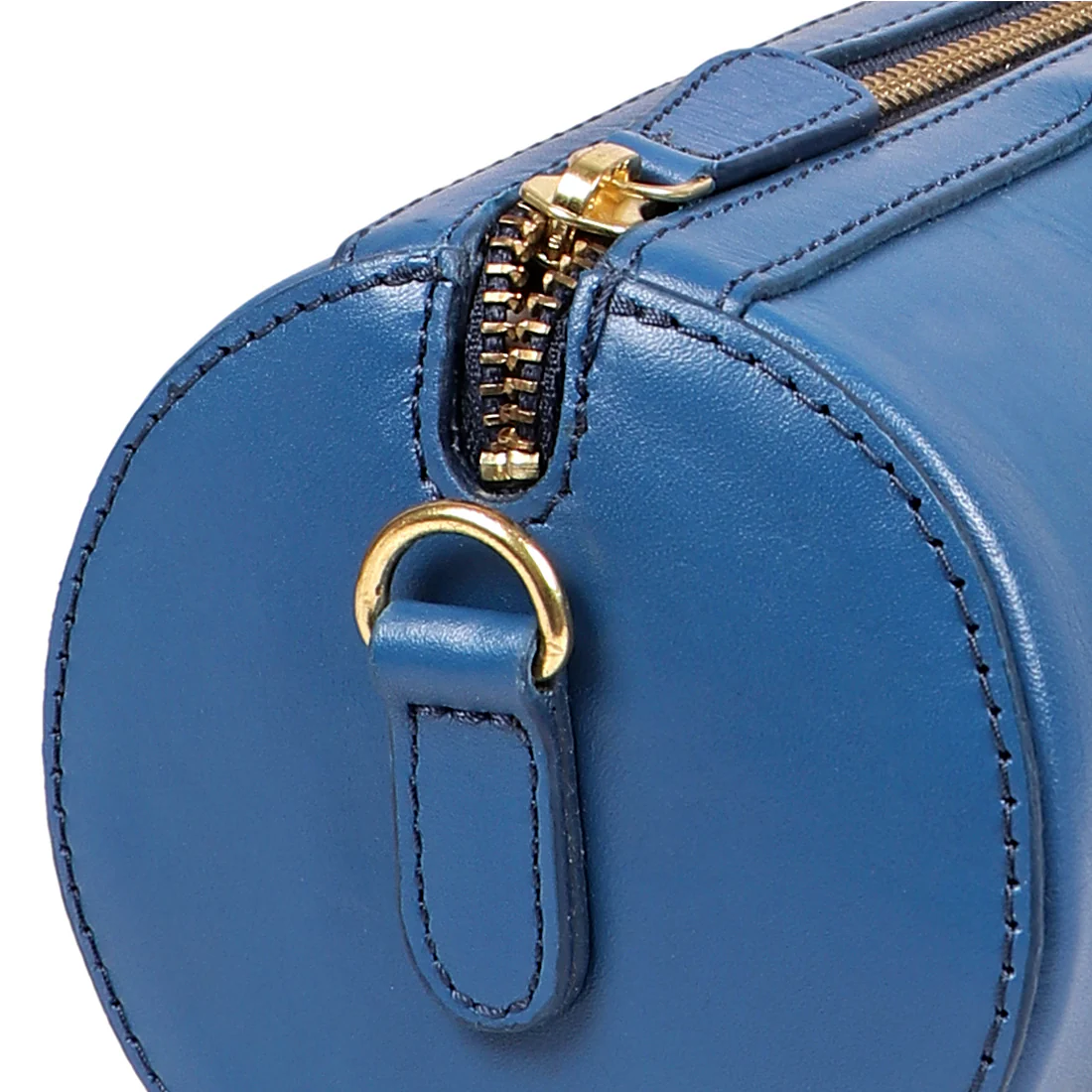 Mariah 01 Blue Leather Crossbody - Image 5