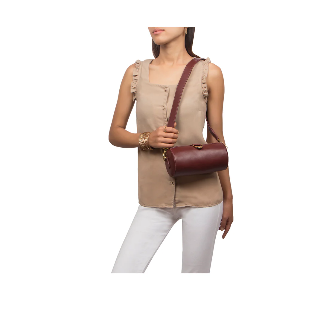 Mariah 01 Red Leather Crossbody