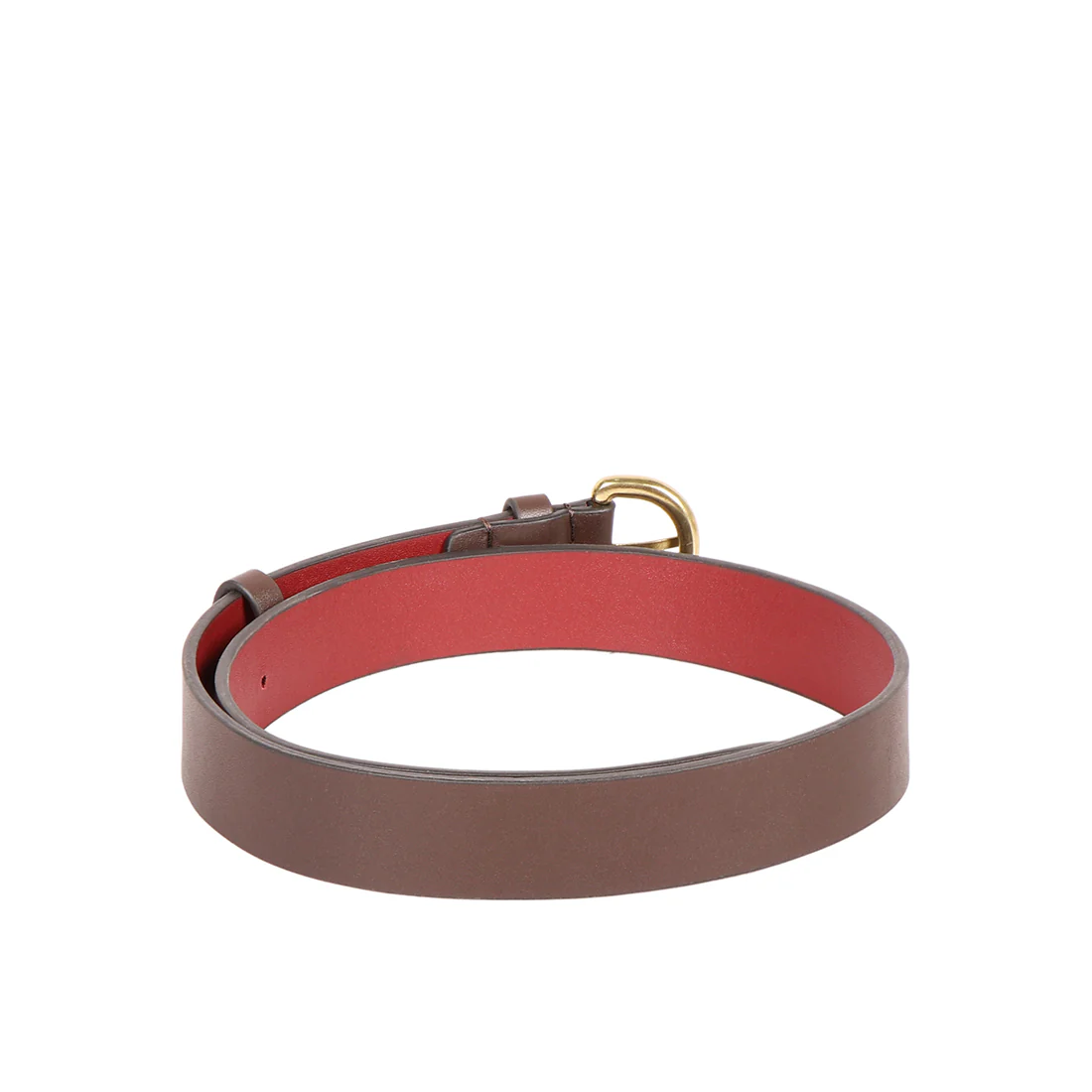 Mariko Women's Brown Non Reversible Leather Belt - Image 2
