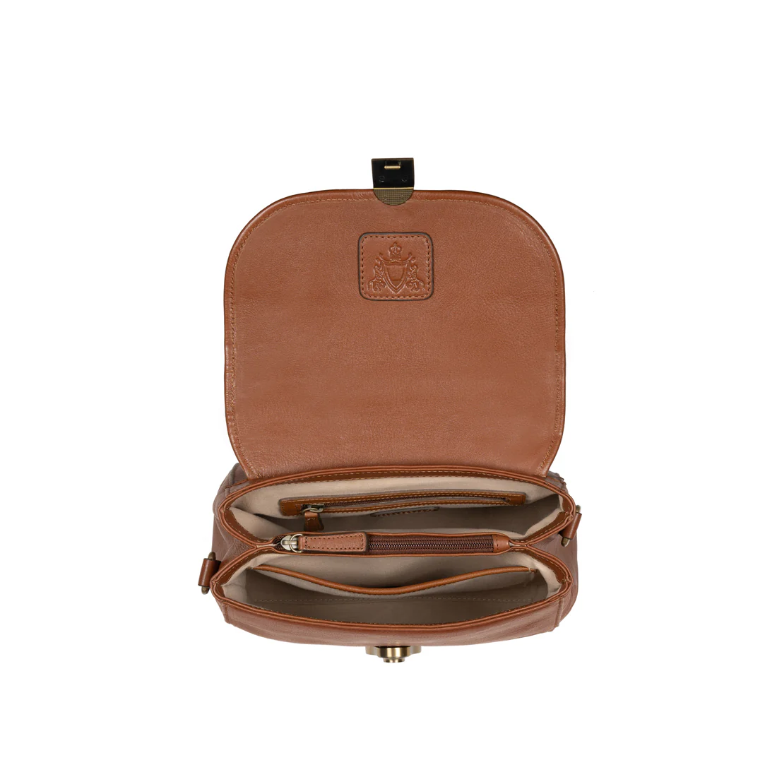 Marina Brown Leather Crossbody - Image 7