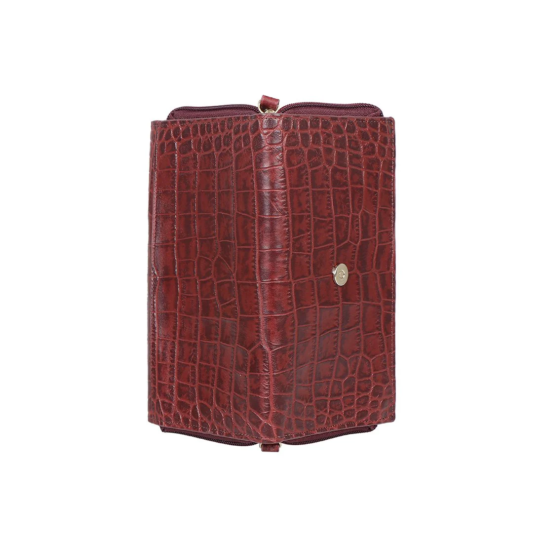 Markle Red Leather Sling Bag - Image 4