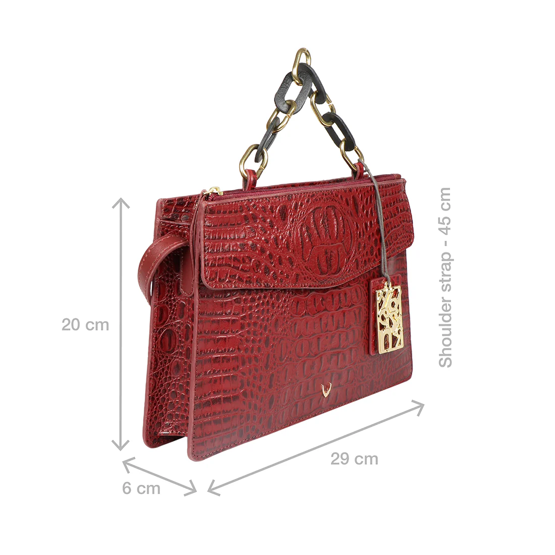 Martini 02 Marsala Leather Crossbody - Image 3
